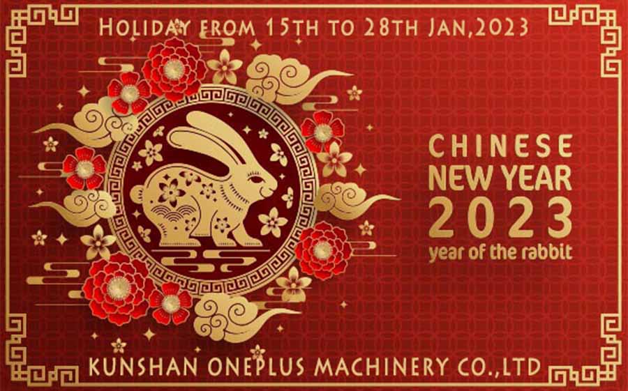 Feriado do Ano Novo Chinês de 15 a 29 de janeiro de 2023