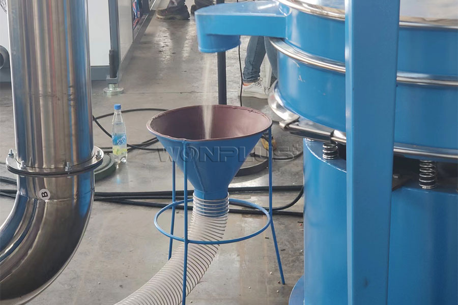 Comissionamento completo do pulverizador de plástico PVC na fábrica WONPLUS
