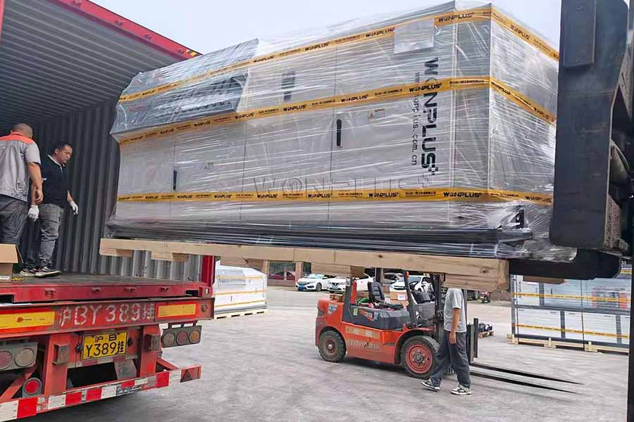 Qualidade estável, entrega pontual — Linhas de extrusão WONPLUS prontas para envio